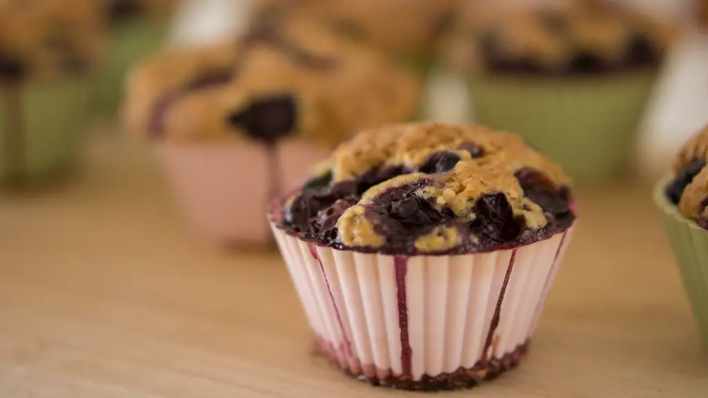 sourdough discard blueberry muffins